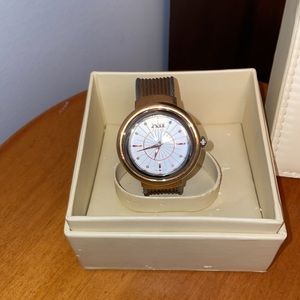 Alor Cabo Ladies Watch with 8 Row Rose Gold & Silver Cable Band